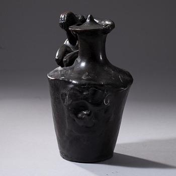 VILLE VALLGREN, skulptur, brons, signerad och daterad 1982.