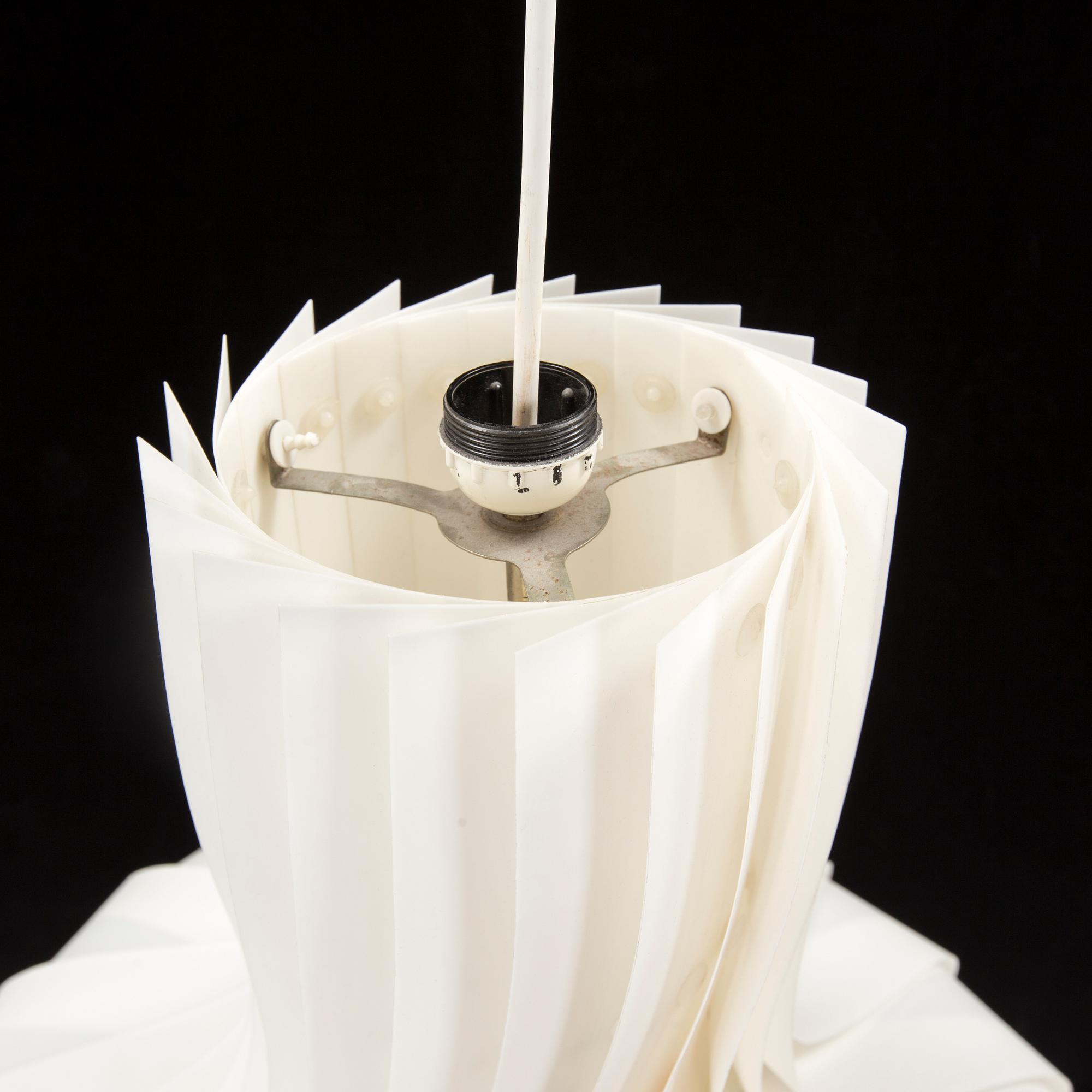 A 1960s ceiling light pendant by Scan-light Markaryd Sweden.