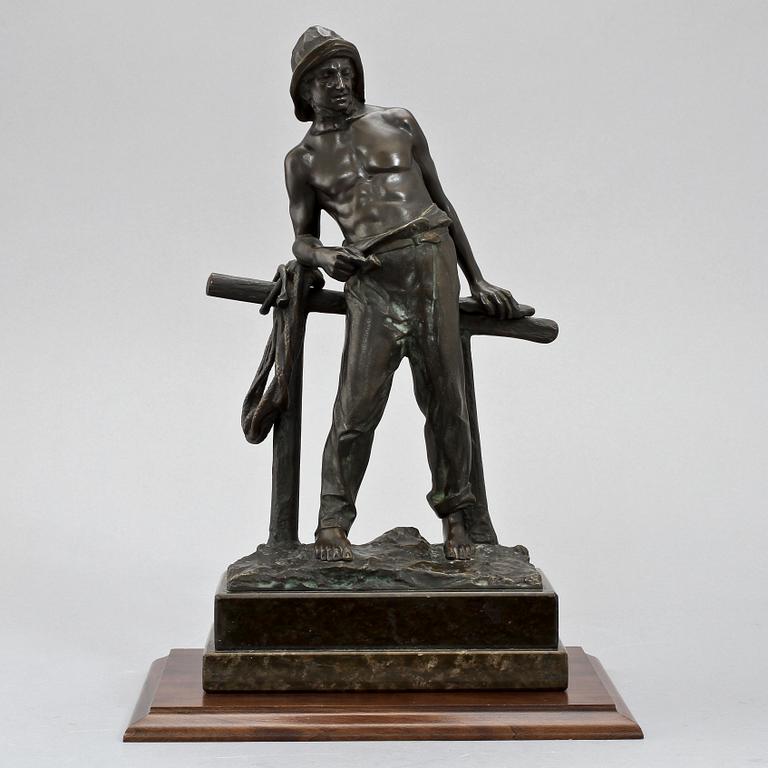 PAUL LUDWIG KOWALCZEWSKI, skulptur, brons, sign.