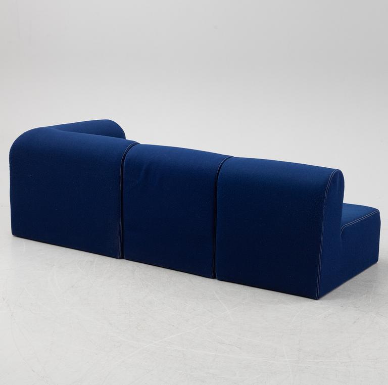 Erik Rasmusen, a three-piece 'Paustian Modular' sofa. Designed in 1969.