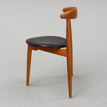 HANS J WEGNER, "The Heart Chair", Fritz Hansen, Denmark.