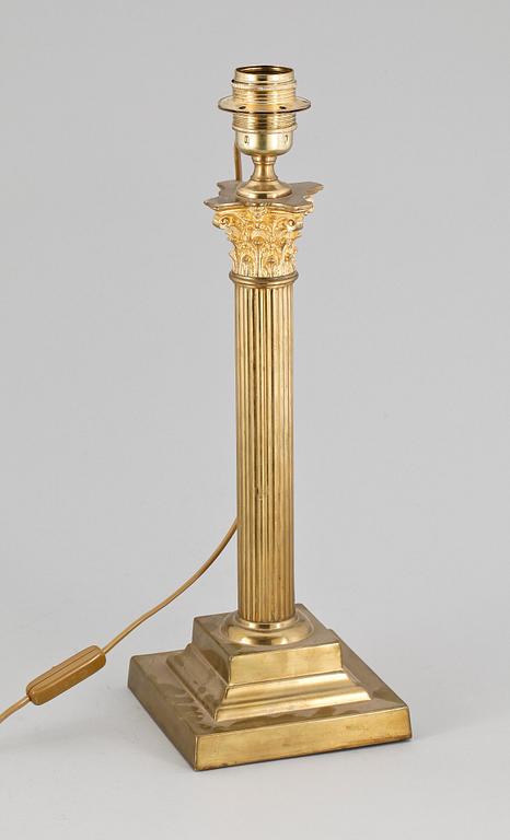 BORDSLAMPA, empirestil, 1900-tal.