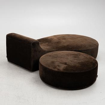 Divan med ottoman, Minotti, Italien, 2000-tal.