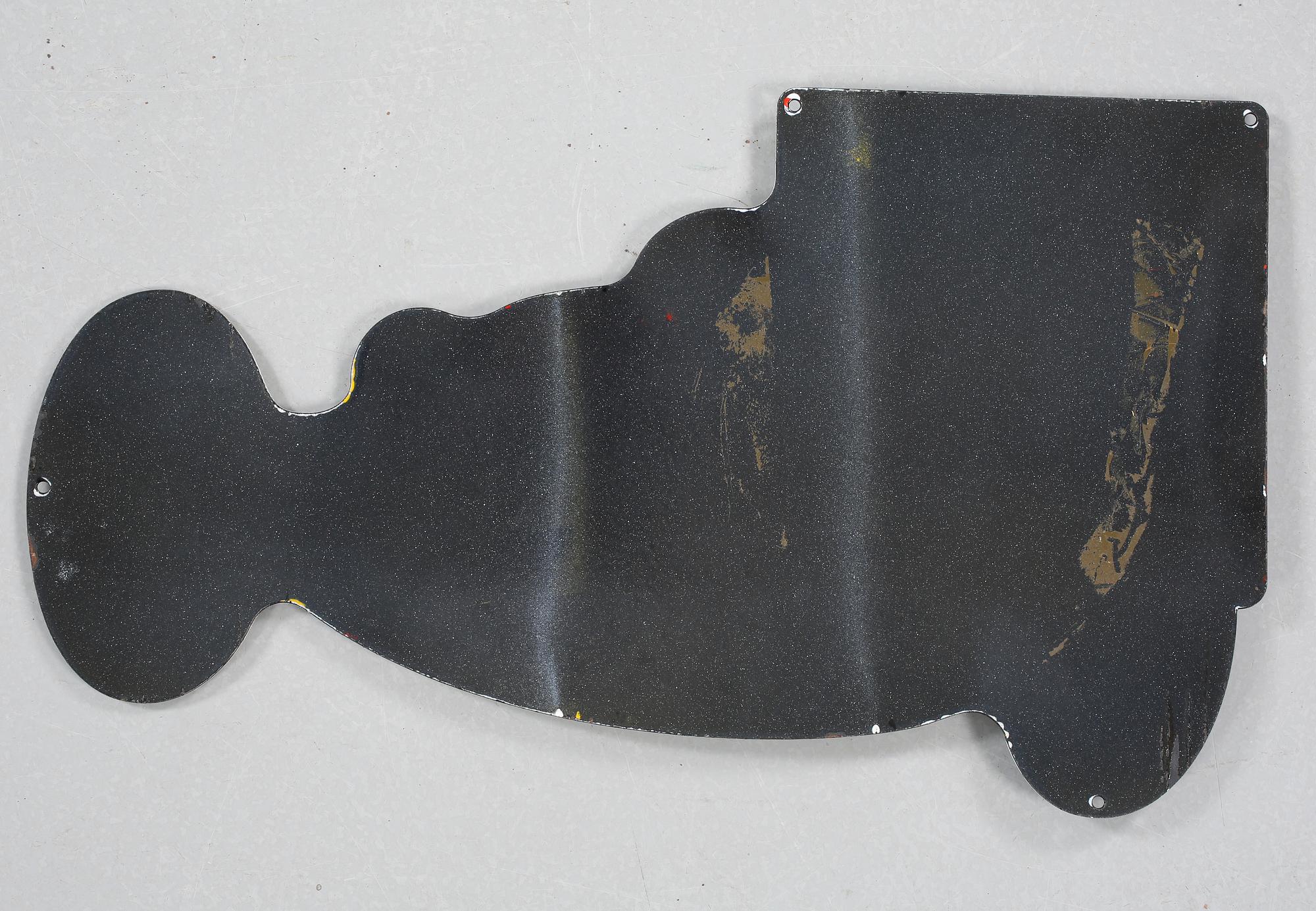 SKYLT, emalj, Shell, 1960-tal.