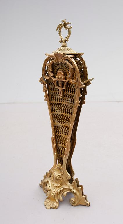 BRASSKYDD, mässing, Louis XIV-stil, Frankrike, 1800-tal.
