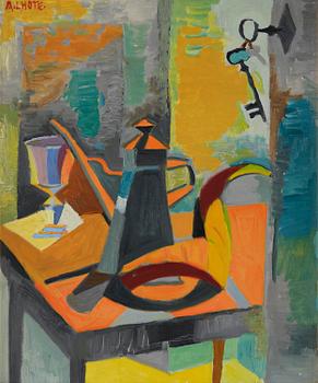 879A. André Lhote, "Nature morte à la clef et la cafetière".