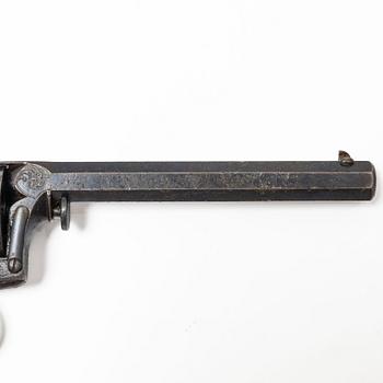 Slaglåsrevolver, brittisk  Deane, Adams & Deane. 1800-talets mitt.