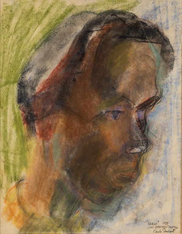 SIRI DERKERT, pastell, signed and dated 1932.