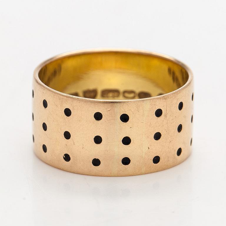 Kalevala Koru, ring, "Kaira", 14K gold, Helsinki 1960.