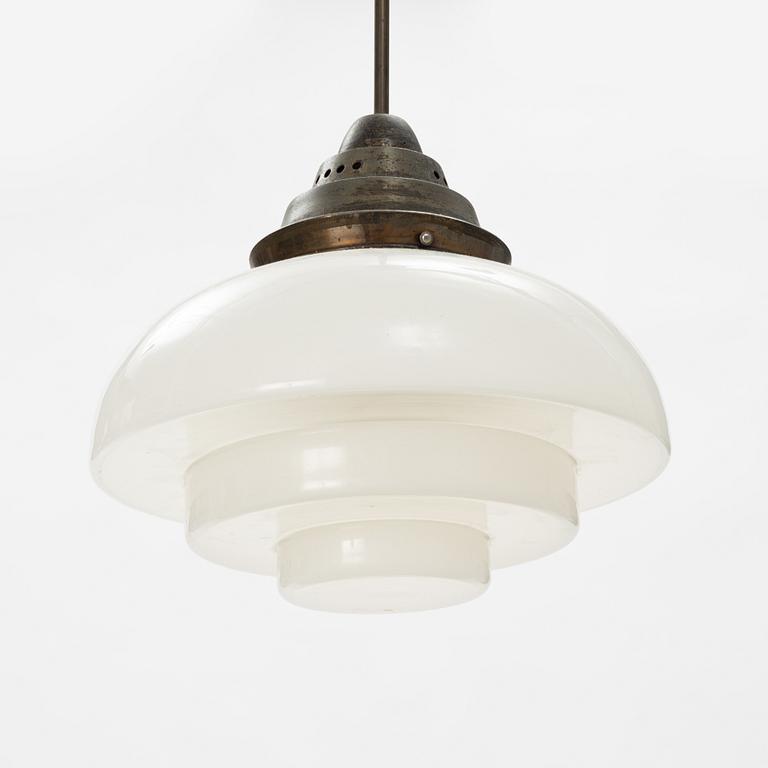 A ceiling light, mid 20th century.