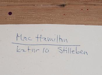 MAC HAMILTON, oil on paper laid down on panel, signed Mac Hamilton. Executed in 1987.