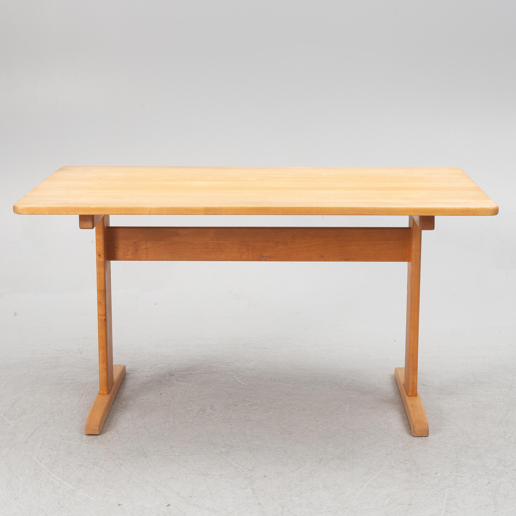 Yngve Ekström, dining table "Björka", second half of the 20th century.