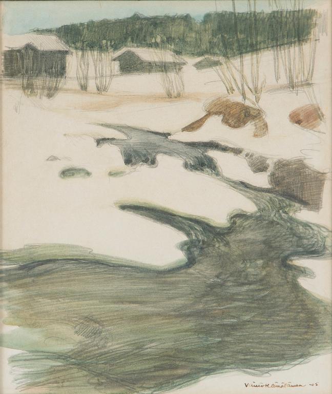 Väinö Hämäläinen, Winter Landscape.