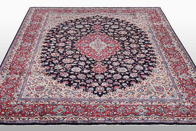 A carpet, Kashmar, ca 395 x 308 cm.