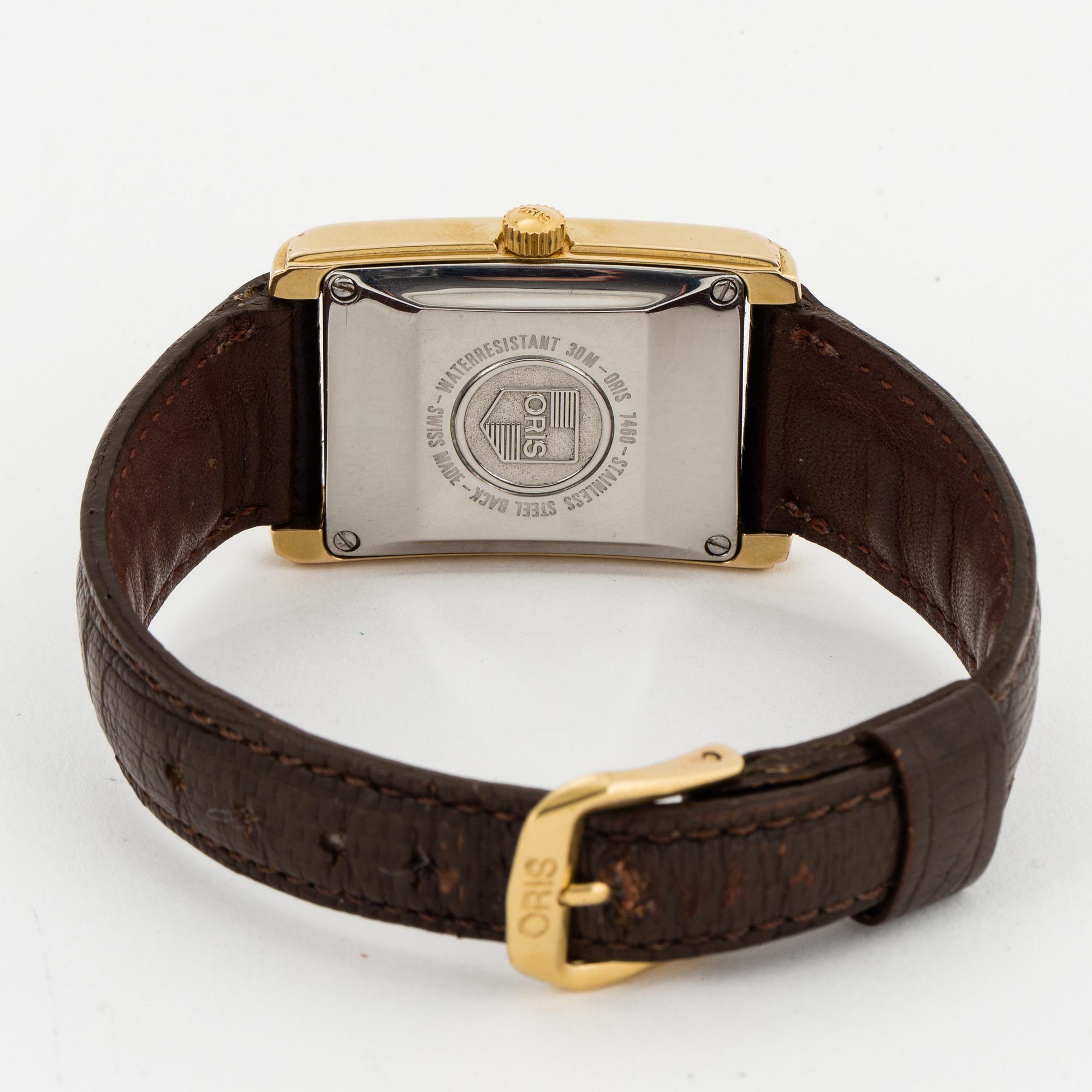 ORIS, Classic Rectangular, wristwatch, 26 x 38 mm.