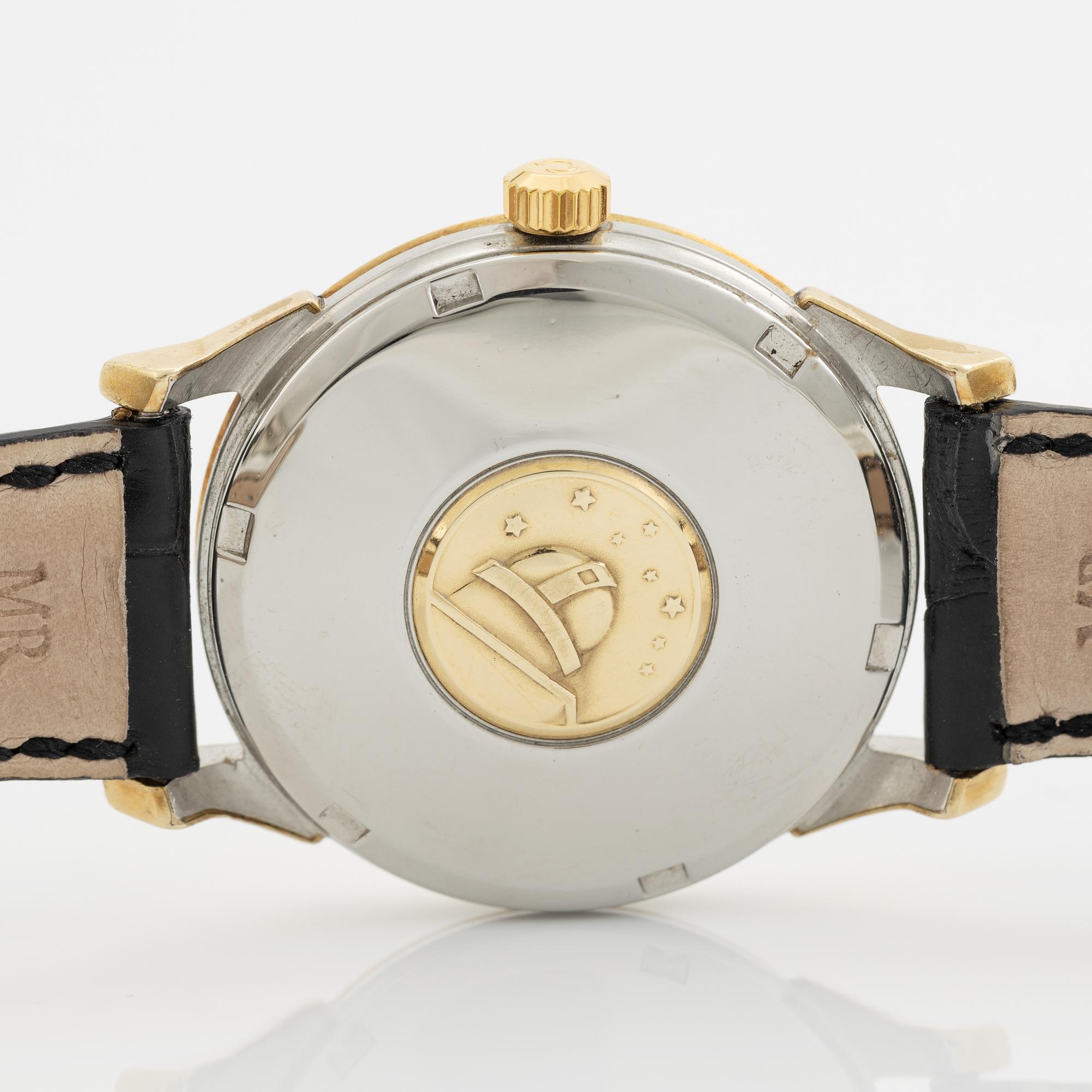 Omega, Constellation, Chronometer, "Pie-Pan", wristwatch, 34 mm.