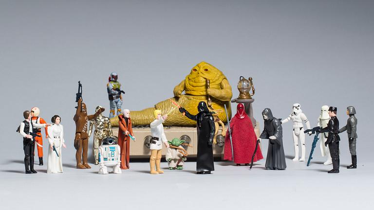 SAMLING STAR WARS FIGURER, Kenner, 1970/80-tal.