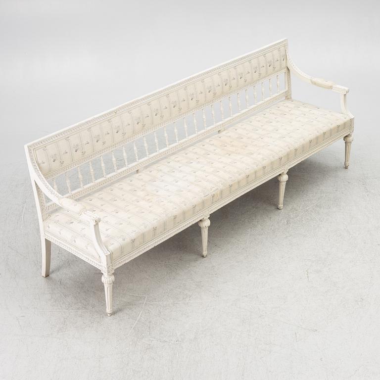 Soffa, Gustaviansk, 1700-talets slut.