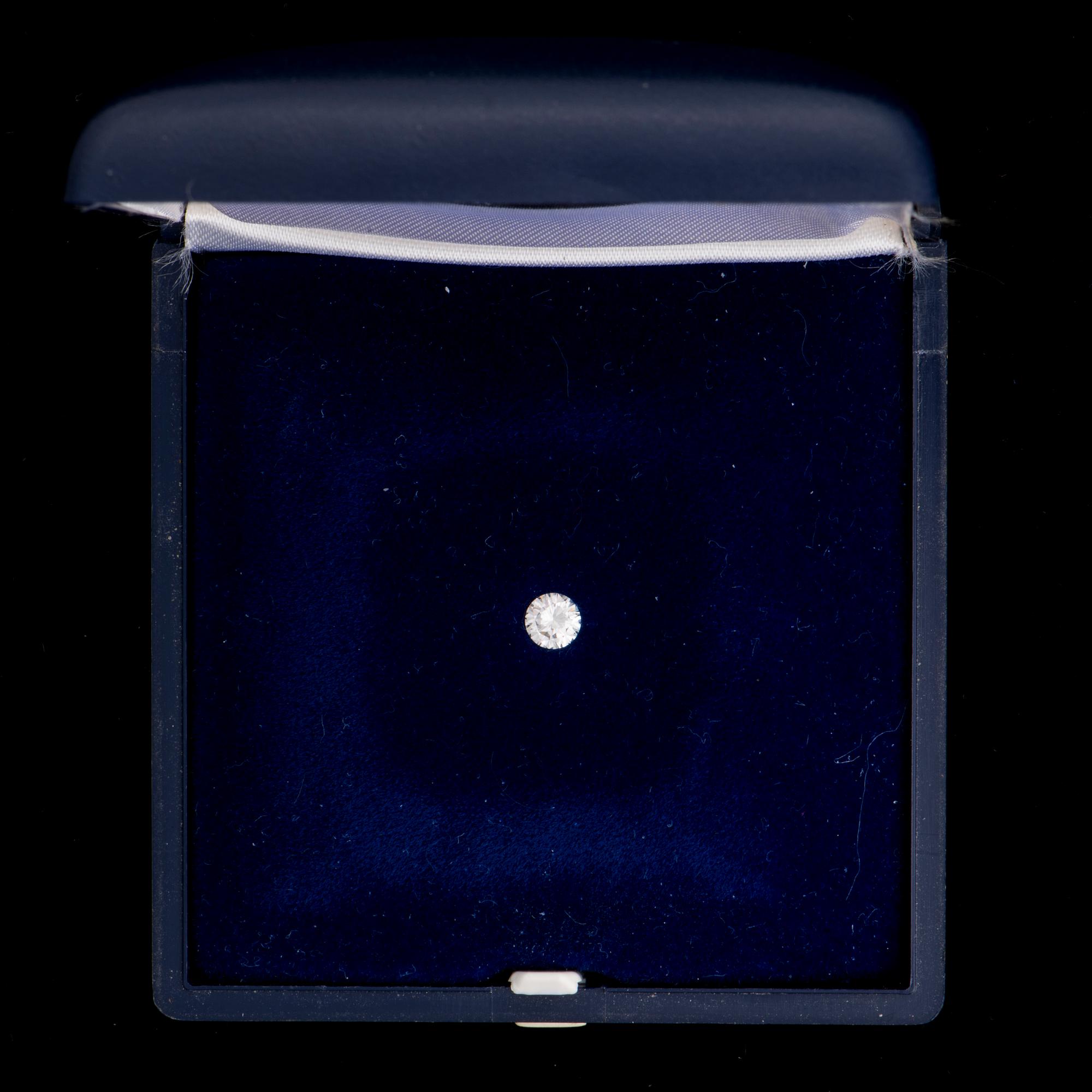 DIAMANT, briljantslipad 0,40 ct F-G (Top Wesselton) / VVS.