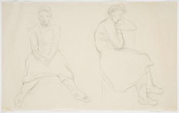 Lotte Laserstein, Skisser, 14 stycken.