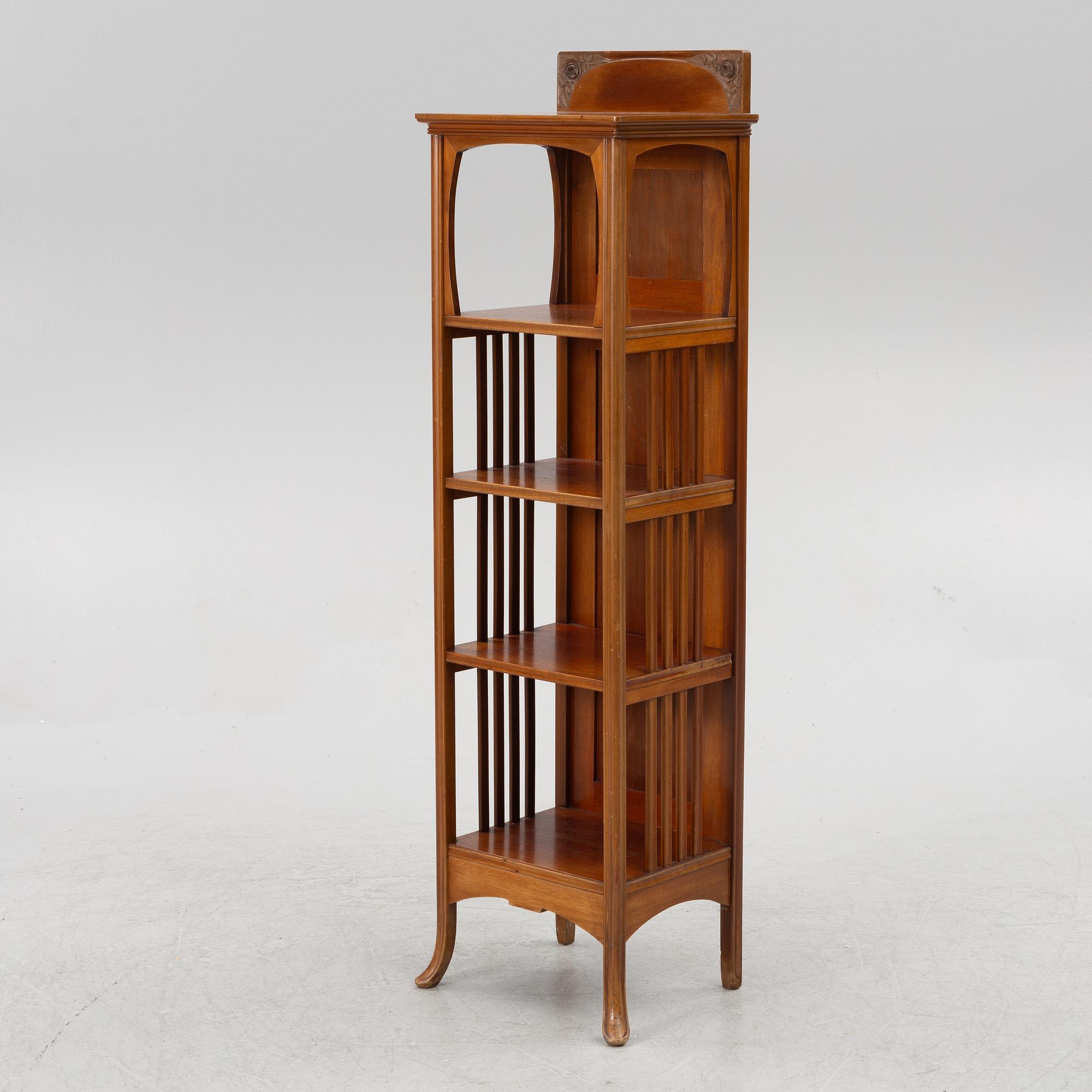 Bookcase, Art Nouveau, early 20th Century.