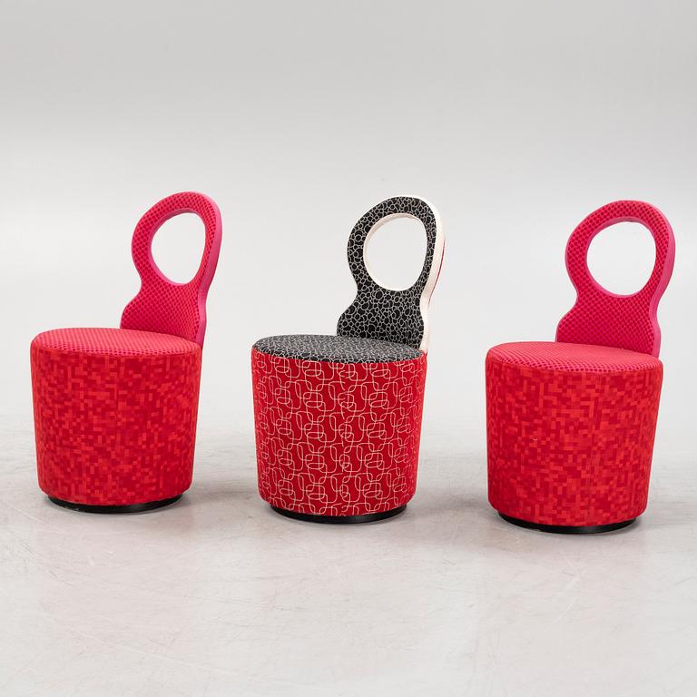 Alexander Lervik, a set of three 'Eye' chairs, Johanson Design.