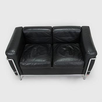 Pierre Jeanneret, Charlotte Perriand & Le Corbusier, soffa, "LC 2", Cassina, Italien.