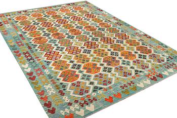 A Kilim carpet, c. 357 x 261 cm.