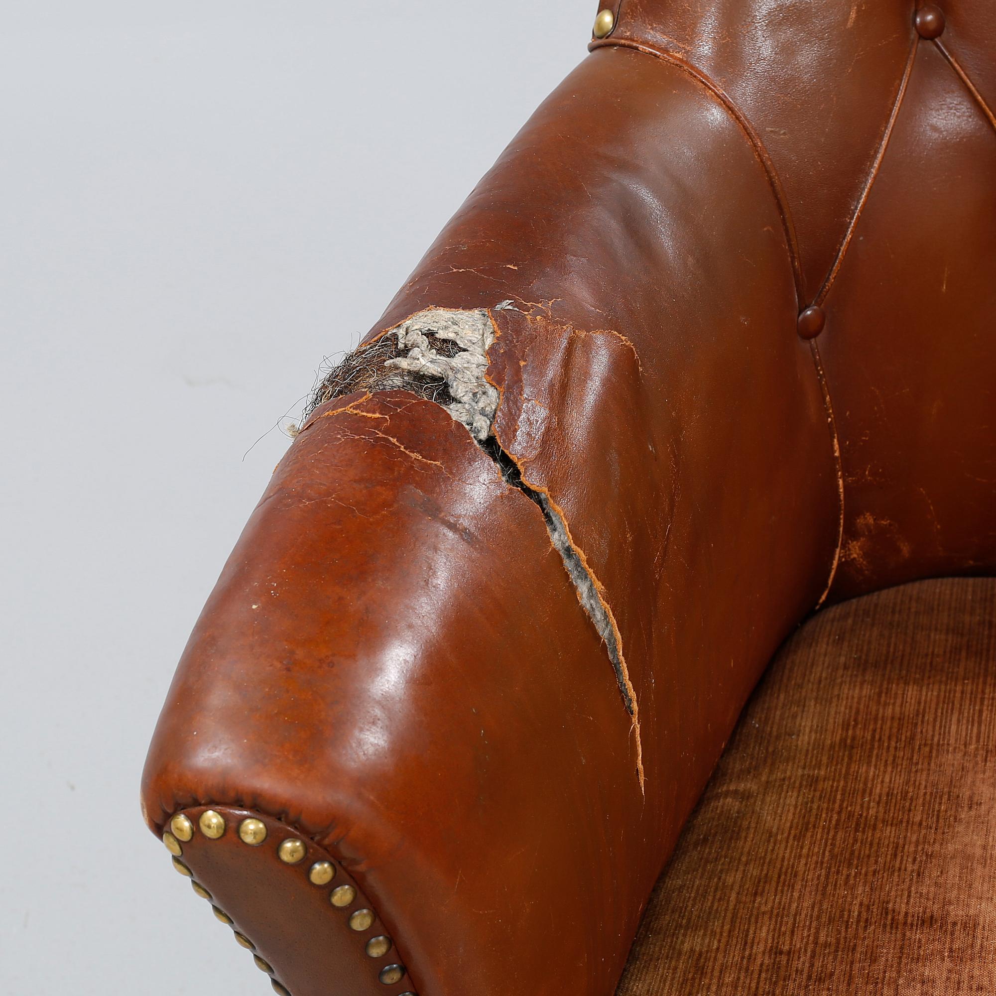 Early 20th century armchairs.