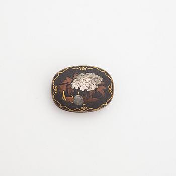 A Japanese box or buckle, Meije-period or older.