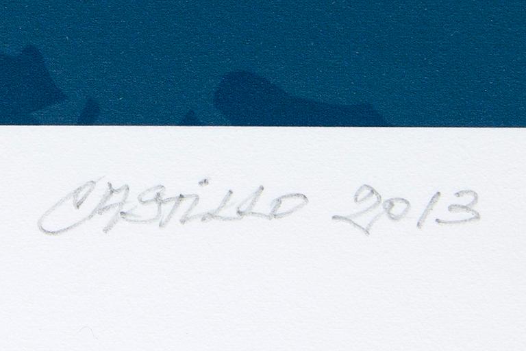 Jorge Castillo, a signed, dated and numbered pigment print.