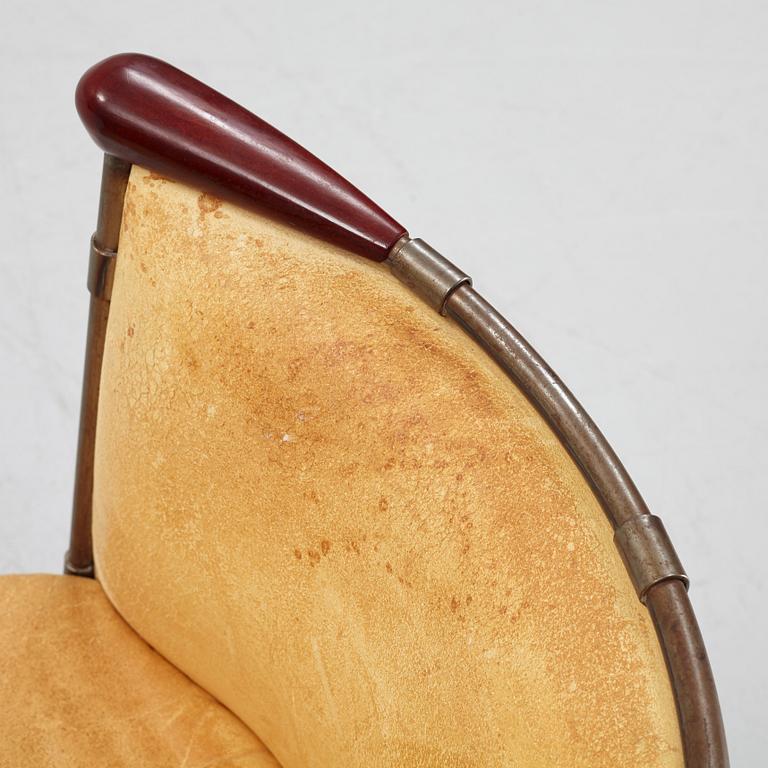 Mats Theselius, an 'Älgskinnsfåtöljen' lounge chair, Källemo, ed. 311/360, Sweden post 1991.