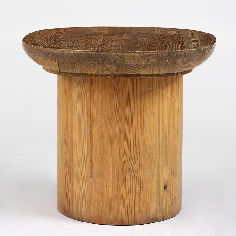 Axel Einar Hjorth, a stained pine "Utö" table, Nordiska Kompaniet, Sweden, 1930s.