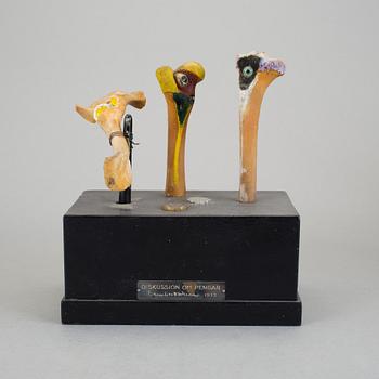 LAMBERT WERNER, skulpturer, 8 st.