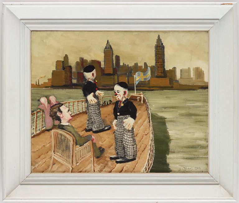 Gunnar Löberg, "Clownernas avfärd från New York".
