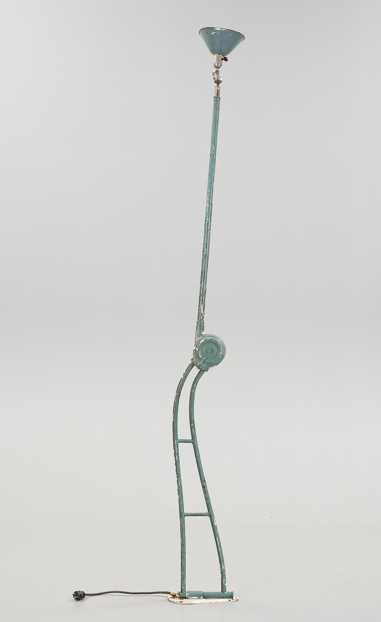 VÄGGLAMPA / INDUSTRILAMPA, "Triplex", Johan-Petter Johansson, 1900-talets mitt.