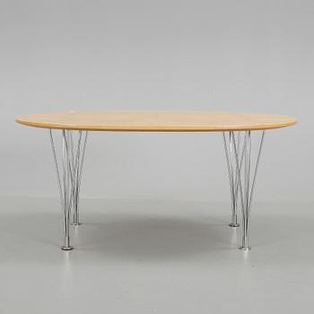SOFFBORD. "Superellips", Bruno Mathsson och Piet Hein för Fritz Hansen, Danmark.