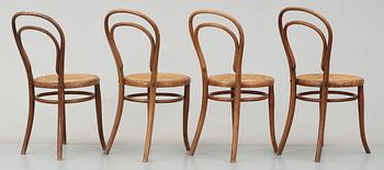 STOLAR, 4 st, Thonet, Wien, 1900-talets första hälft.