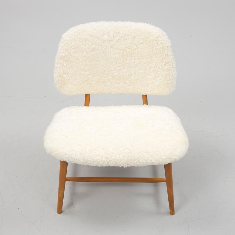Alf Svensson, fåtölj, "Teve", Studio Ljungs Industrier AB, Malmö, Bra Bohag, 1950-tal.