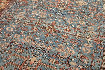 Carpet, Heris, approx. 355 x 290 cm.