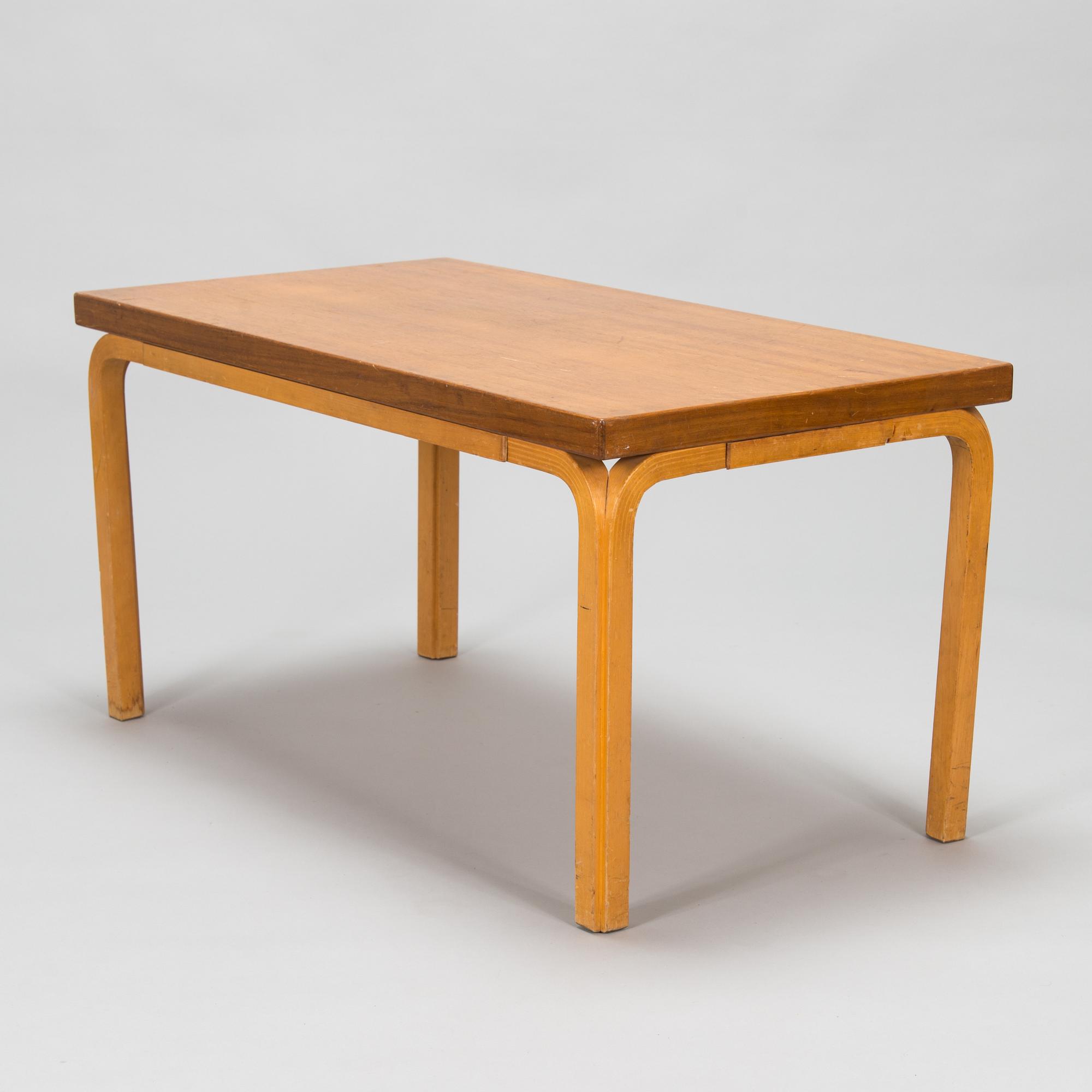 Alvar Aalto, soffbord, för O.Y. Huonekalu- ja Rakennustyötehdas A.B. 1950-tal.
