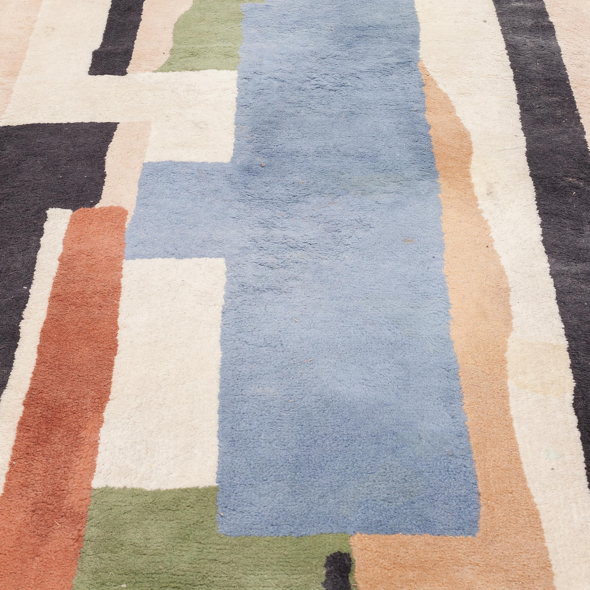 A CARPET, "Cubic II" tufted, Gruber design (Peter B Gruber), around 272 x 156 cm.