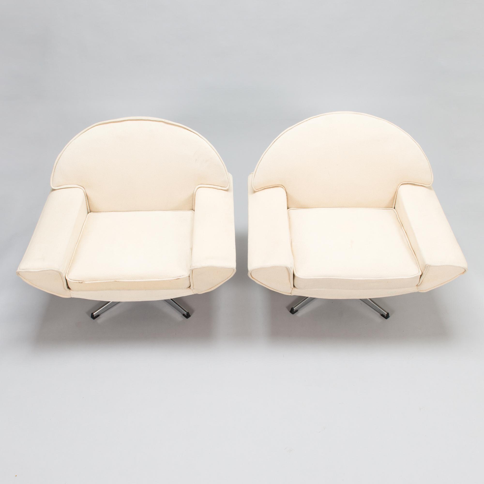 Johannes Andersen, Three-piece 1960's/70's 'Capri' sofa suite for Trensum Möbelfabrik.