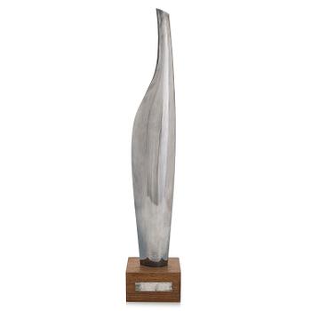 Tapio Wirkkala, a silver and rosewood vase, Kultakeskus, Hämeenlinna 1967.