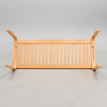 A mid-20th century '153A' bench for Artek, Finland.