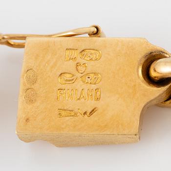 A Björn Weckström necklace "Tenochtitlan" 18K gold, Lapponia 1970.