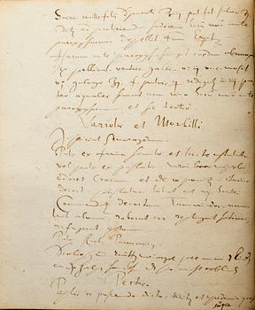 Manuscripts, from Queen Christina's 17th century library,  'Manuscript Medici I'.
