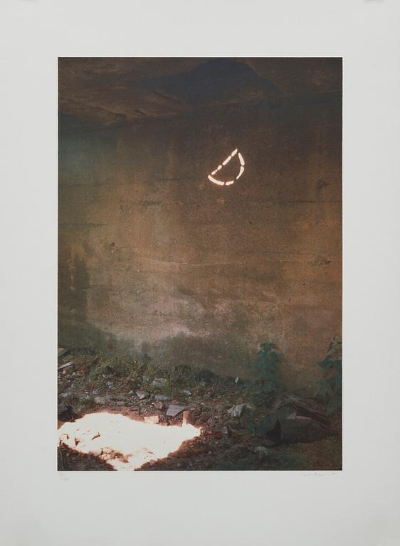 CURT ASKER, a lithograph in color, numbered 91/100 and signed.