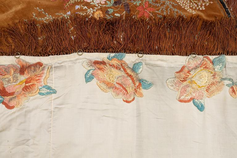 Anna Casparsson, an embroidery, c. 130 x 120 cm.