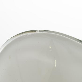 Alvar Aalto, One part of 1950's Aalto flower' glass sculpture signed Alvar Aalto Iittala.